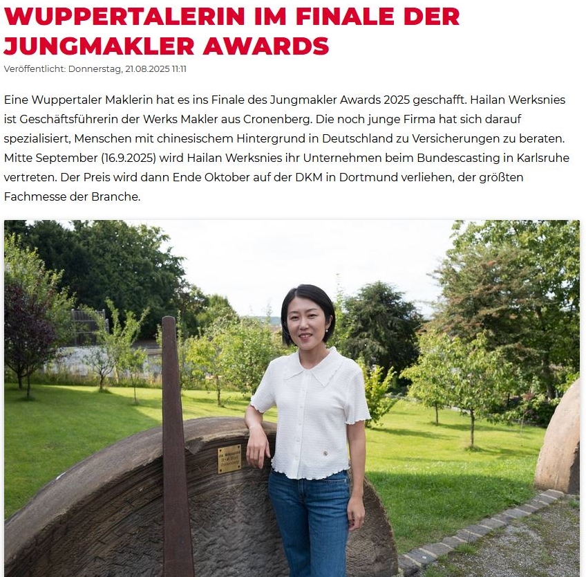 Medium: Radio Wuppertal - Jungmakleraward